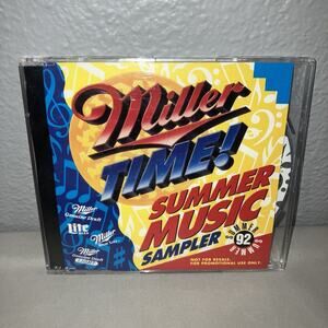 Cd Used Miller Time! 1992 Summer Music Sampler Disc Near Perfect Promo Cd Nfs